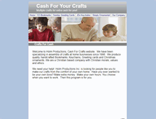 Tablet Screenshot of cashforyourcrafts.com
